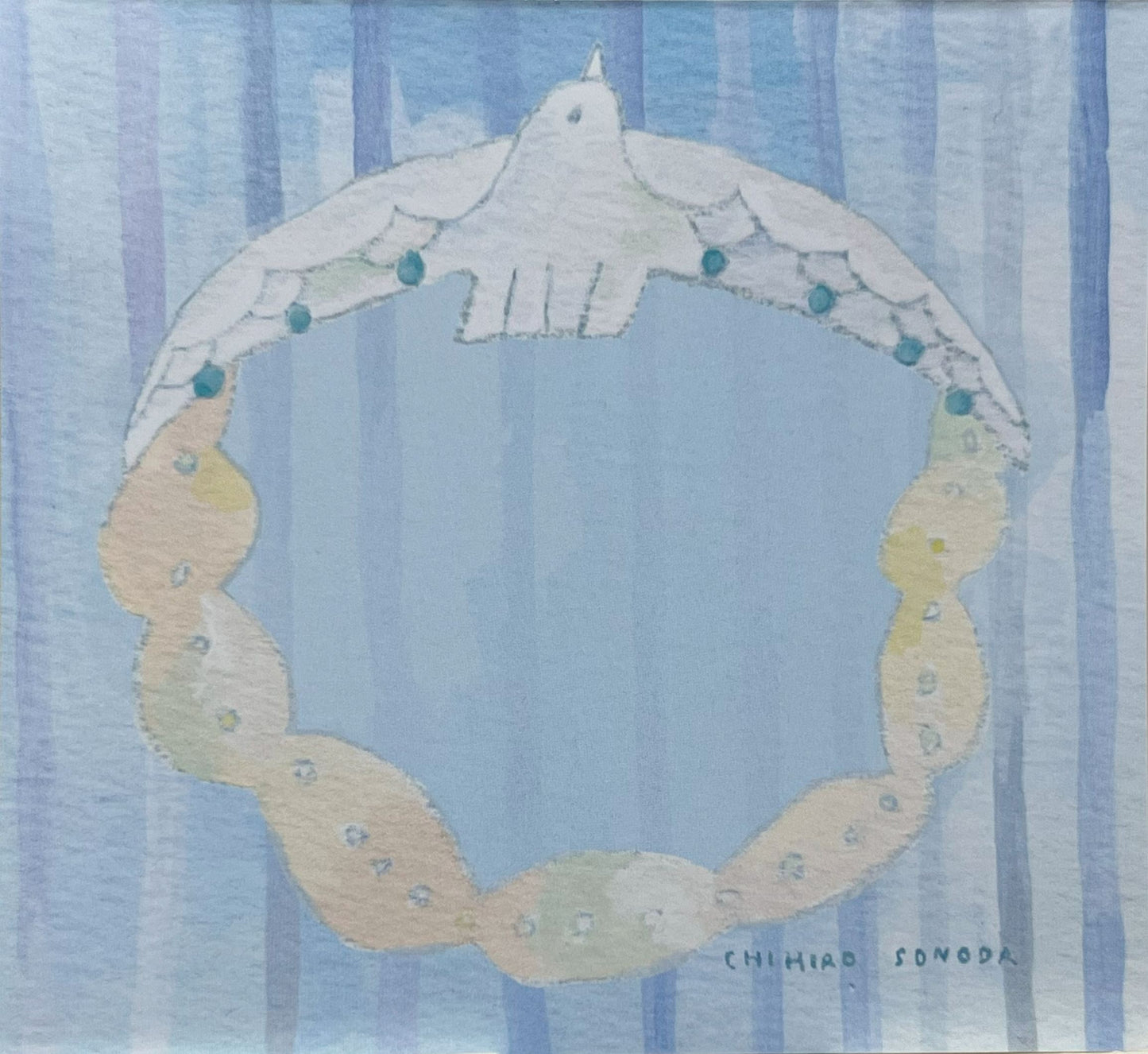 ブローチをモチーフにした園田千尋のやさしいタッチのイラスト入りブロックメモ(4柄)
Block memo featuring brooch-themed illustrations by Chihiro Sonoda in soft pastel tones (4 designs)