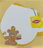 ハニーティーを楽しむくまのメモパッド（リプトン紅茶、はちみつ、ミツバチのイラスト）
Memo pad featuring a bear enjoying honey tea with Lipton tea, honey pot, and bees